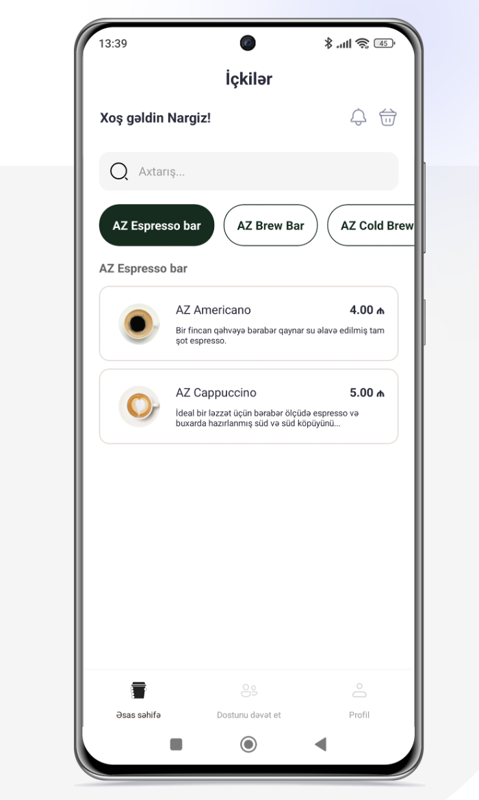 Sipner Square | Coffee Shop | Mobile App